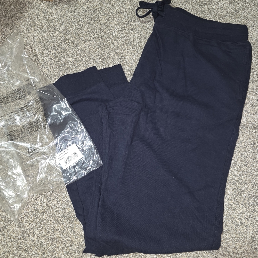American Giant Men's Navy Blue Sweatpants Joggers